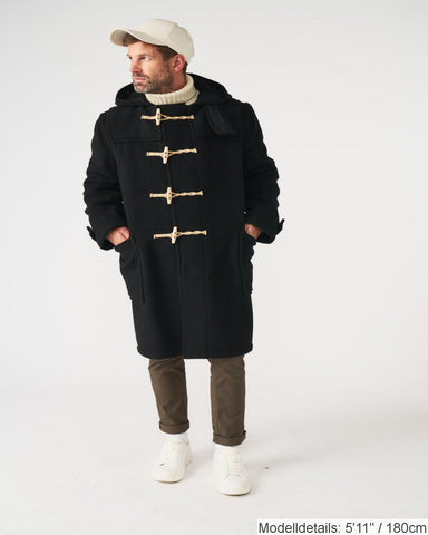 LANGER MAREMMA ORIGINAL DUFFLECOAT FÜR HERREN
 - Schwarz