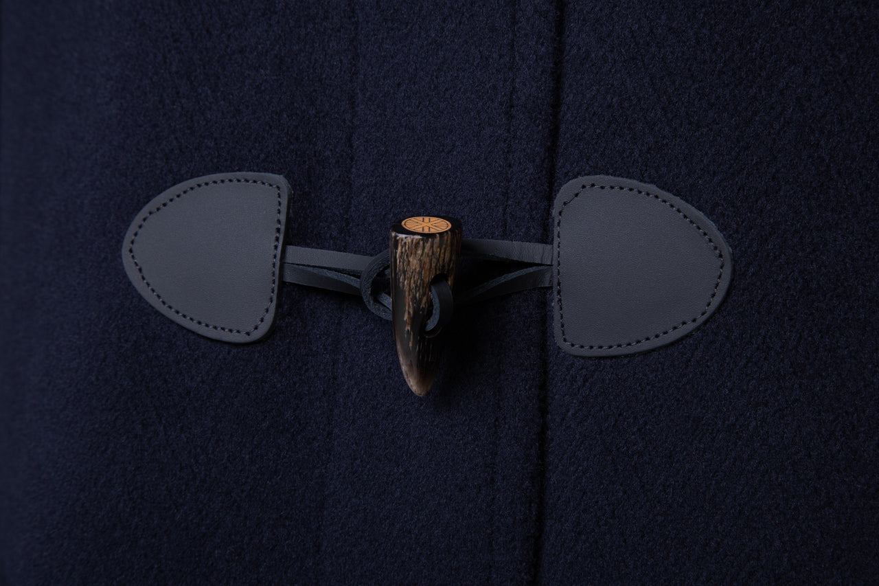 Herren Long Elysian Classic Luxus Herringbone - Marineblau
